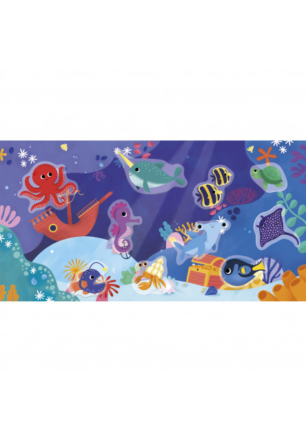 My arts&crafts Mini Znovupoužiteľné nálepky More od 18 mesiacov