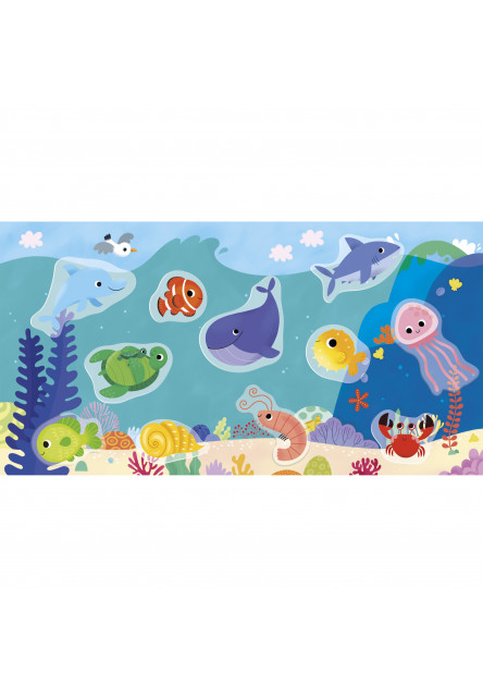 My arts&crafts Mini Znovupoužiteľné nálepky More od 18 mesiacov