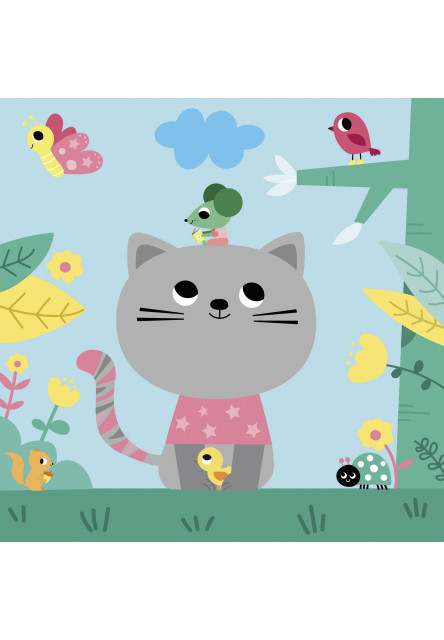 My arts&crafts Mini Zamatové omaľovánky Farma od 18 mesiacov