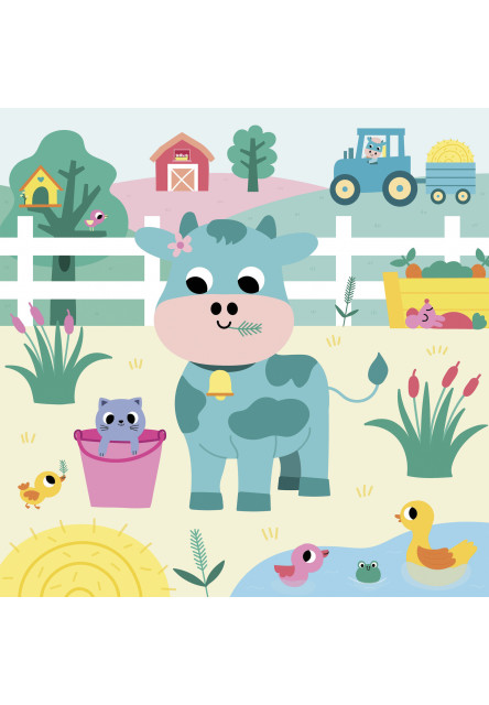 My arts&crafts Mini Zamatové omaľovánky Farma od 18 mesiacov