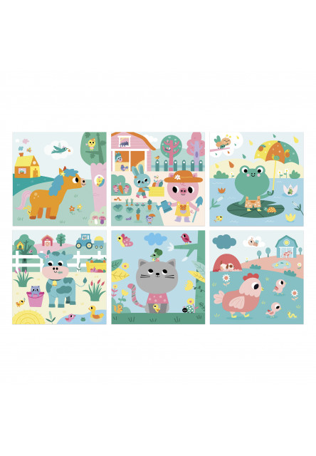 My arts&crafts Mini Zamatové omaľovánky Farma od 18 mesiacov