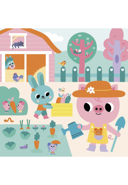 My arts&crafts Mini Zamatové omaľovánky Farma od 18 mesiacov