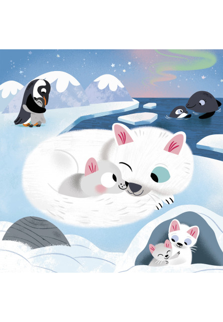 My arts&crafts Mini Zamatové omaľovánky Chutné zvieratká od 18 mesiacov