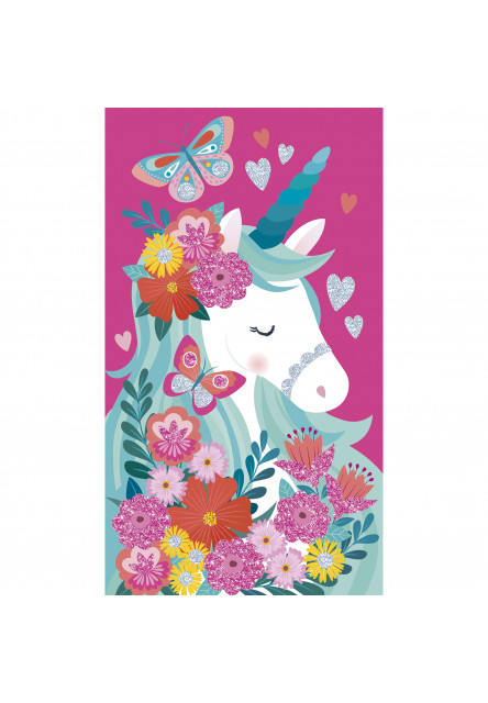 Atelier Kreatívna sada Midi Jednorožci Trblietavé piesky