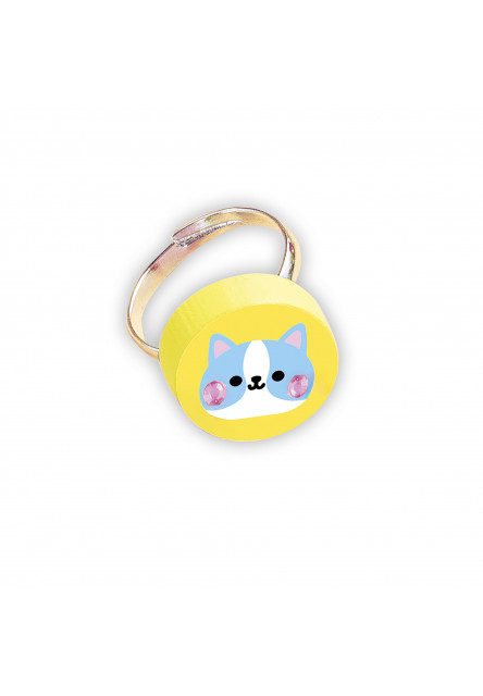 Atelier Kreatívna sada Výroba šperkov Drevené korálky Mačičky 4 ks