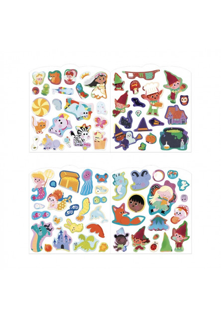 Stickers Samolepky Čarovné krajiny 70 ks