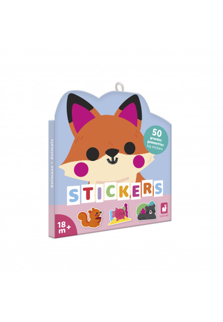 Stickers Veľké samolepky Zvieratká 50 ks