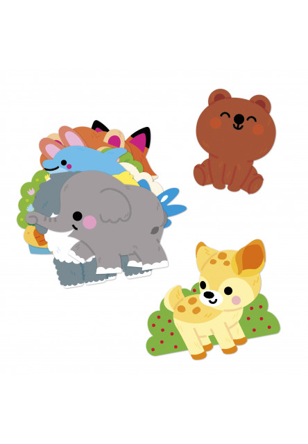 Stickers Veľké samolepky Zvieratká 50 ks