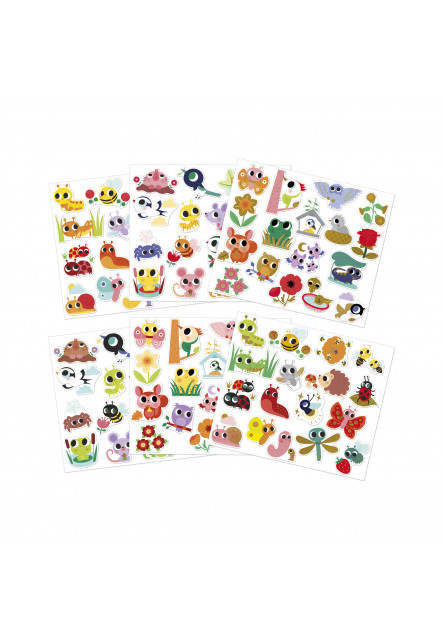 Stickers Samolepky Malé potvorky 100 ks