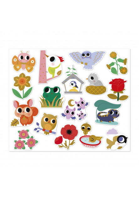 Stickers Samolepky Malé potvorky 100 ks