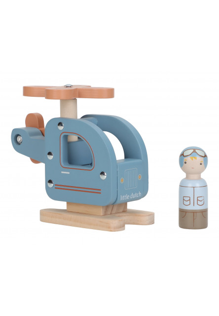 Helikoptéra dřevěná