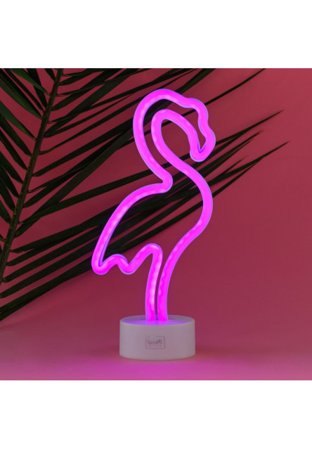 Dekoračné svetlo Legami It'S A Sign - Neon Effect Led Lamp - Flamingo