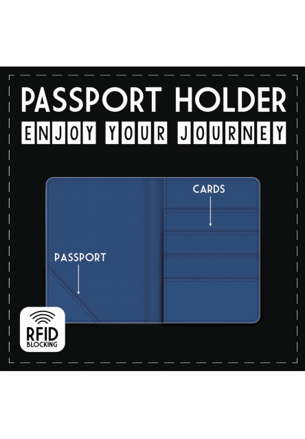 Púzdro na pas Legami Passport Holder - Stars