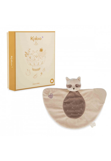 Grignoti Mojkáčik so silikónovým hryzátkom Medvedík mýval v darčekovej krabičke