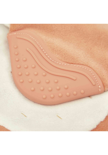 Grignoti Mojkáčik so silikónovým hryzátkom Veverička v darčekovej krabičke