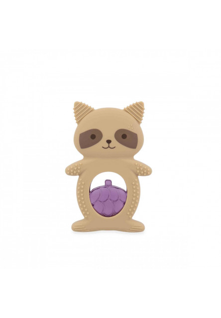 Grignoti Silikónové hryzátko s chaldiacim efektom Medvedík mýval