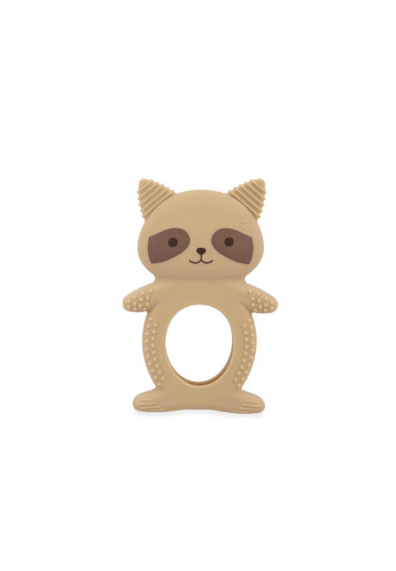 Grignoti Silikónové hryzátko s chaldiacim efektom Medvedík mýval