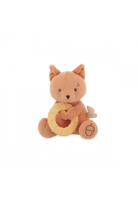 Grignoti Plyšová hračka pre bábätká s hryzátkom Veverička