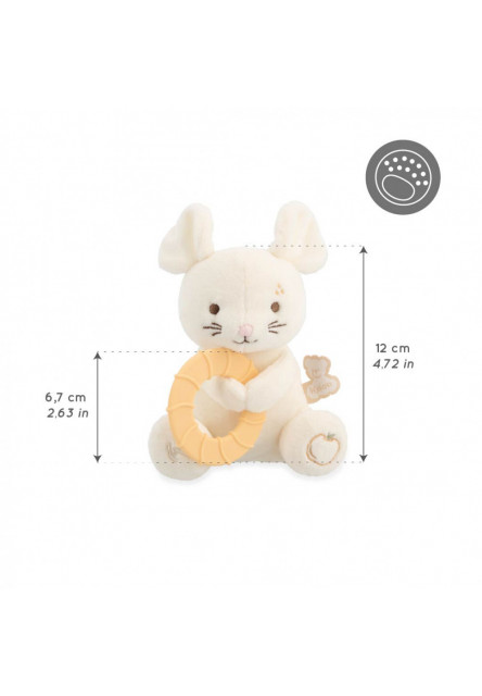 Grignoti Plyšová hračka pre bábätká s hryzátkom Myška