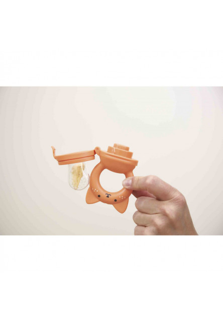 Grignoti Sada pre prvé príkrmy - Podbradník a cumlík na papanie kašičiek