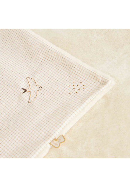 Intemporel Jemná látková deka pre bábätká vhodná aj do autosedačky