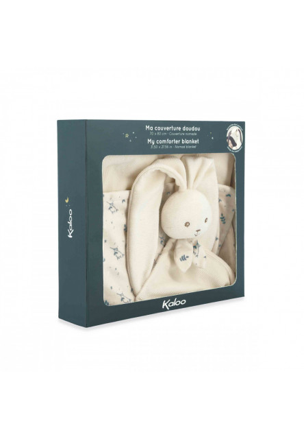 Lapinoo Jemná deka s možnosťou upevnenia k autosedačke krémová