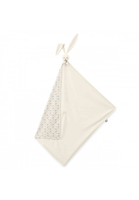 Lapinoo Jemná deka s možnosťou upevnenia k autosedačke krémová