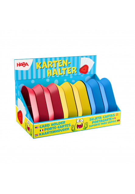 Držiak na karty žltá