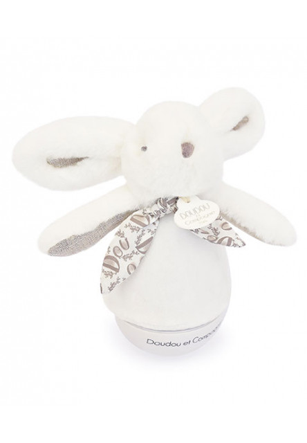 DouDou et Compagnie Hudební noční světlo Zajíček bílý
