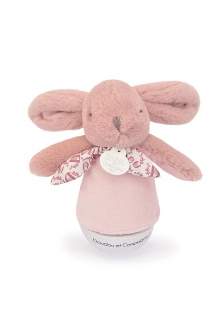 DouDou et Compagnie Hudební noční světlo Růžový zajíček