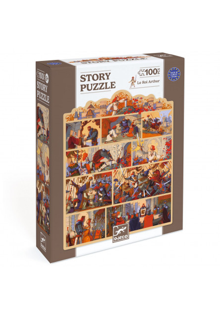 Pohádkové puzzle Král Artuš 100 ks