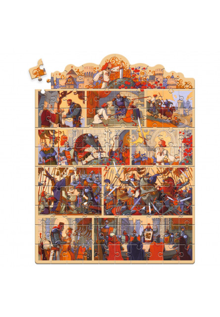 Pohádkové puzzle Král Artuš 100 ks