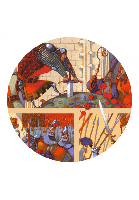 Pohádkové puzzle Král Artuš 100 ks