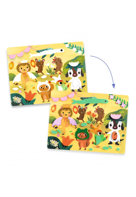 Pěnové koláže Třpytivé oslavy