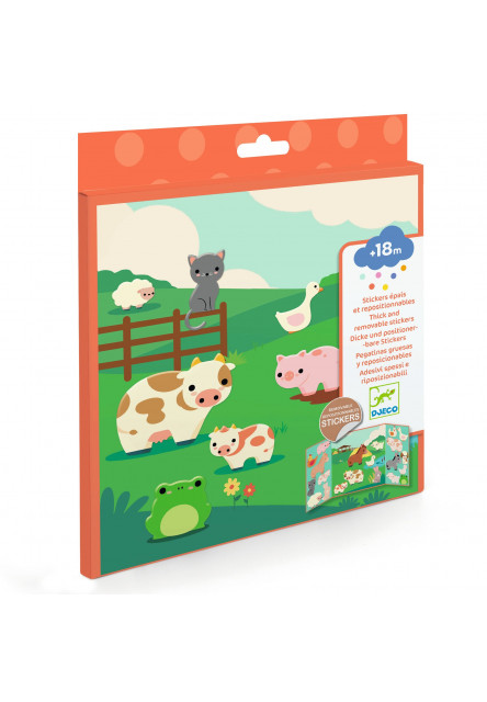 Odnímatelné samolepky Zvířátka z farmy