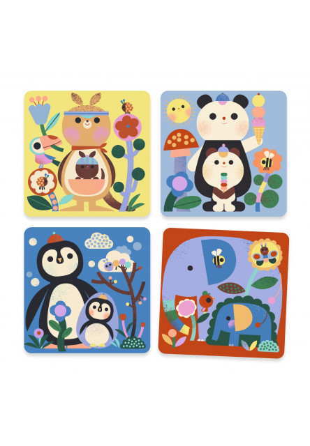 Magické vybarvování vodou Zvířátka a mláďátka