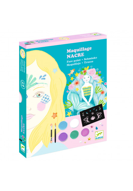 Barvy na obličej Perleťové