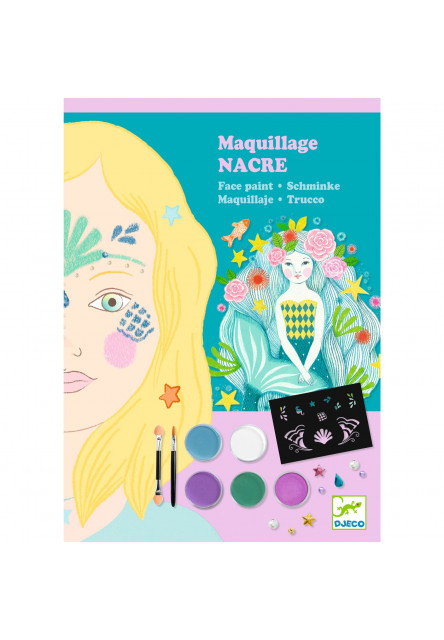 Barvy na obličej Perleťové