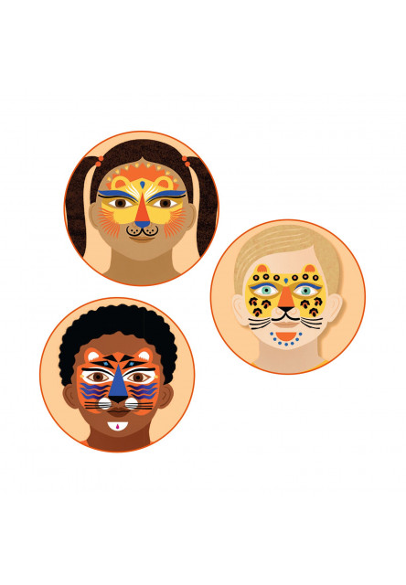 Barvy na obličej Panter