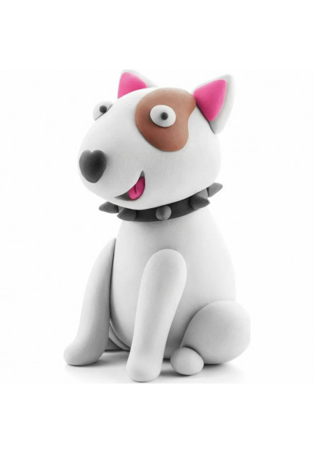 Hey Clay Dog Story Bulteriér