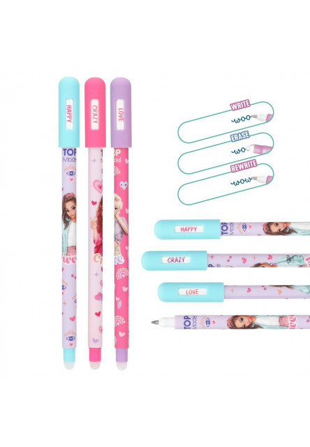 Zmazateľné pero ružové