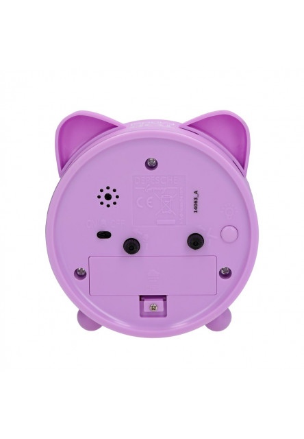 Budík BLOOMING KITTY