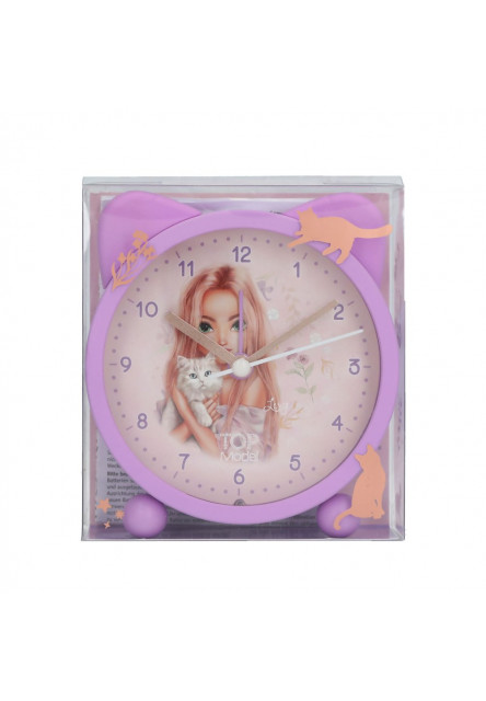 Budík BLOOMING KITTY