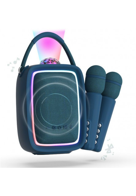 Súprava na karaoke MOB Singy Party - tmavo modrá