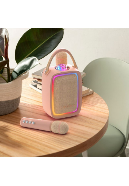 Súprava na karaoke MOB Singy Party - ružová