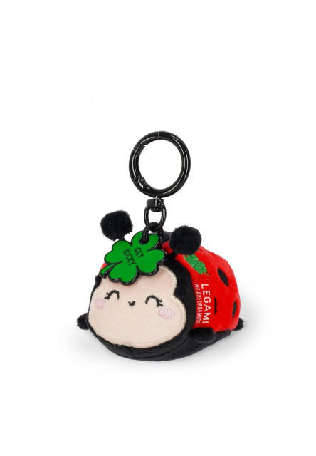 Plyšová kľúčenka Legami plush key ring - super soft! ladybug - Lienka