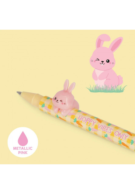 Set gélových pier Legami 2 gel pens animal decoration - hoppy easter - secret easter 0,5 mm