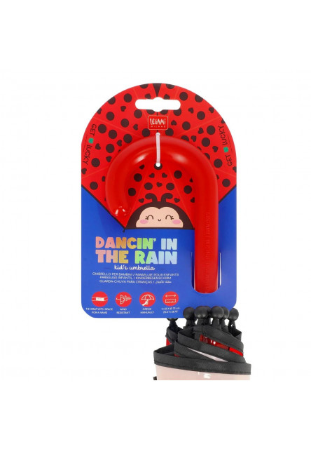Detský dáždnik Legami kid’s umbrella - dancin' in the rain ladybug - Lienka