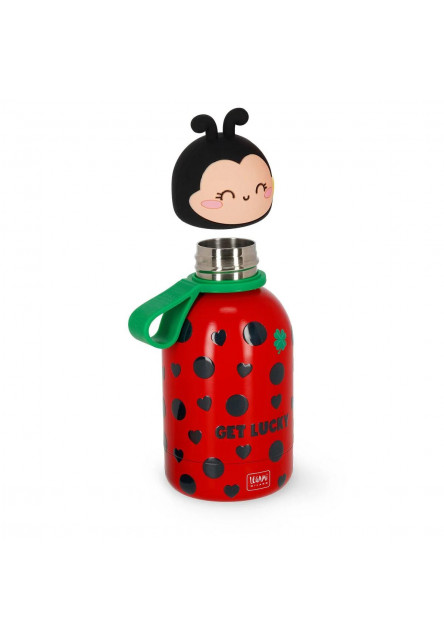 Fľaša Legami kids’ vacuum bottle - hot&cold bff ladybug - Lienka 310 ml