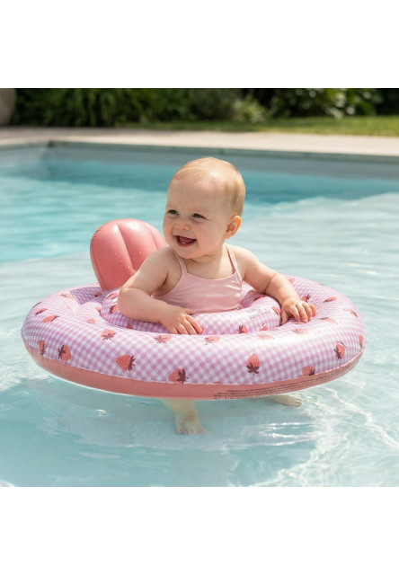 Nafukovací kruh pro miminka Strawberry